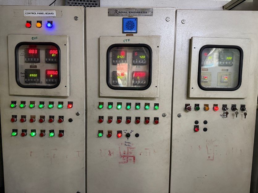 Furnace control panels