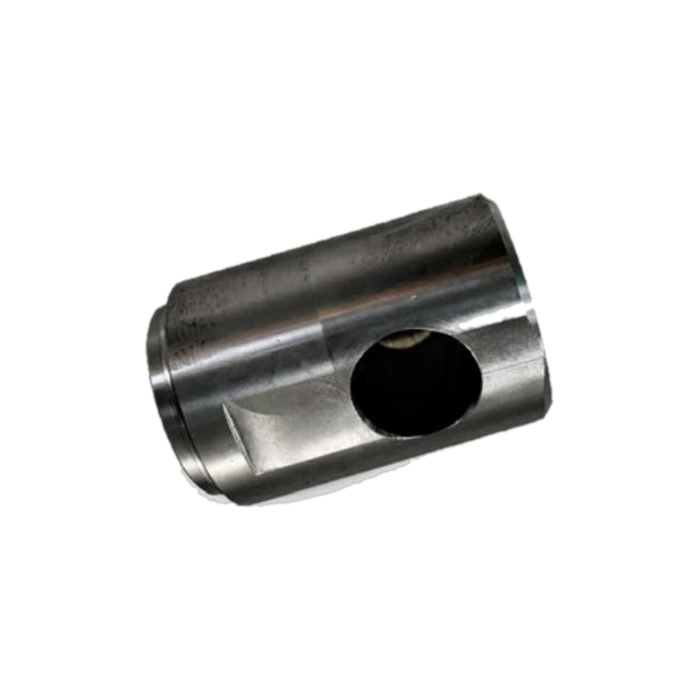 Machined cylinder with cross hole